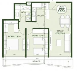 Apartamento en Punta del Este (Playa Brava)