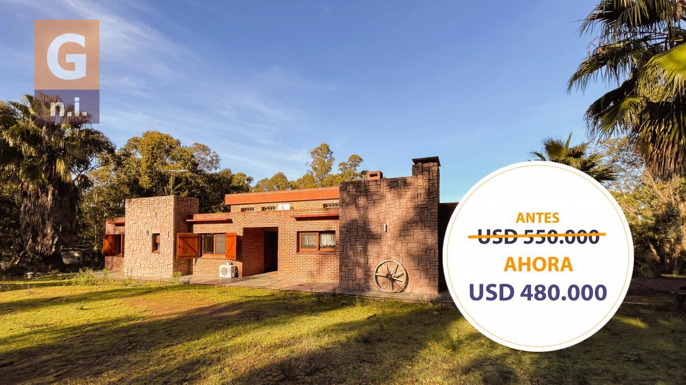Chacras con Casa  (Ruta 37 Piriápolis) Ref.3521