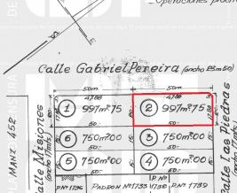 Terreno en Piriápolis (Los Ángeles) Ref.1786