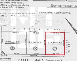 Terreno en Piriápolis (Pueblo Obrero) Ref.3337